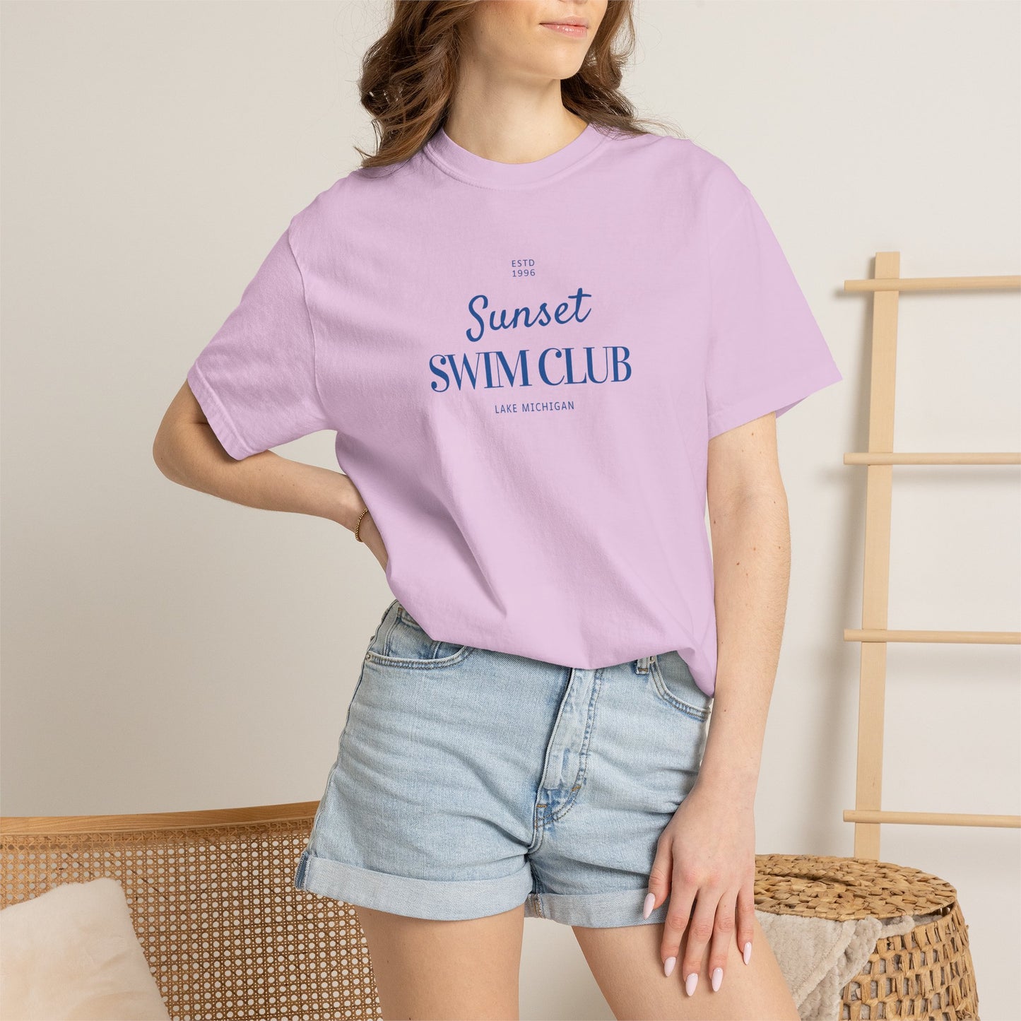 Sunset Swim Club Unisex Tee