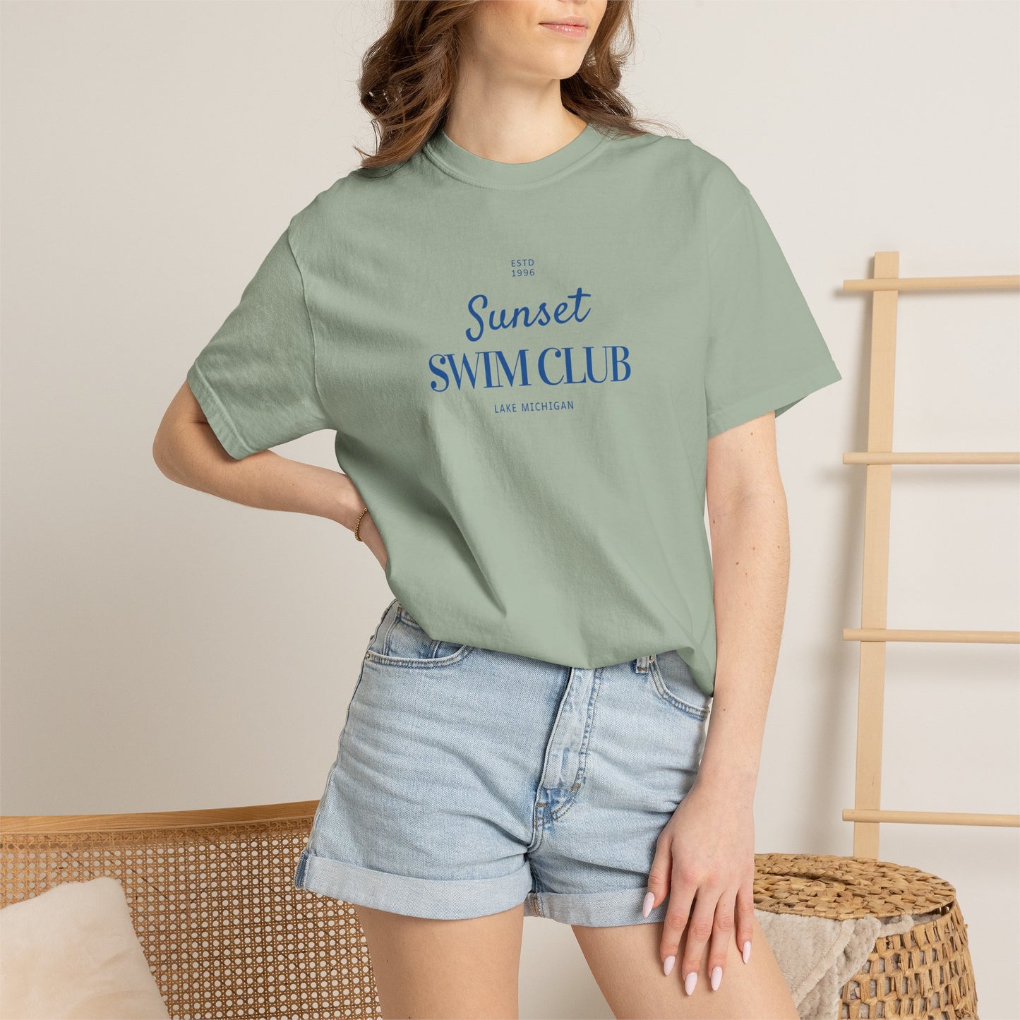 Sunset Swim Club Unisex Tee