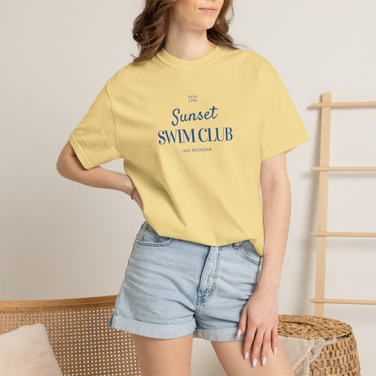 Sunset Swim Club Unisex Tee
