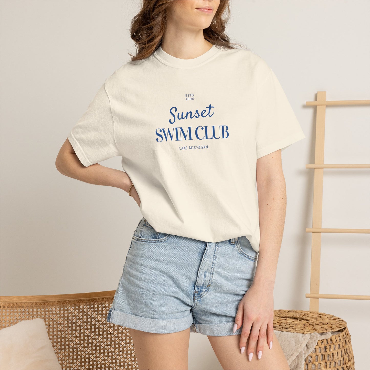 Sunset Swim Club Unisex Tee