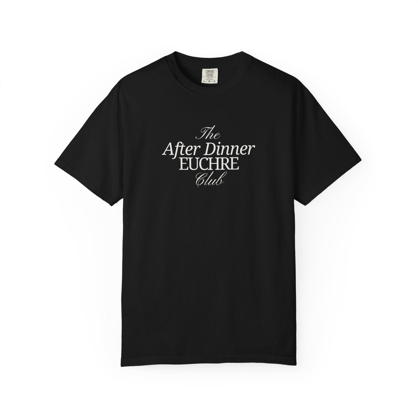 After Dinner Euchre Club Unisex Tee