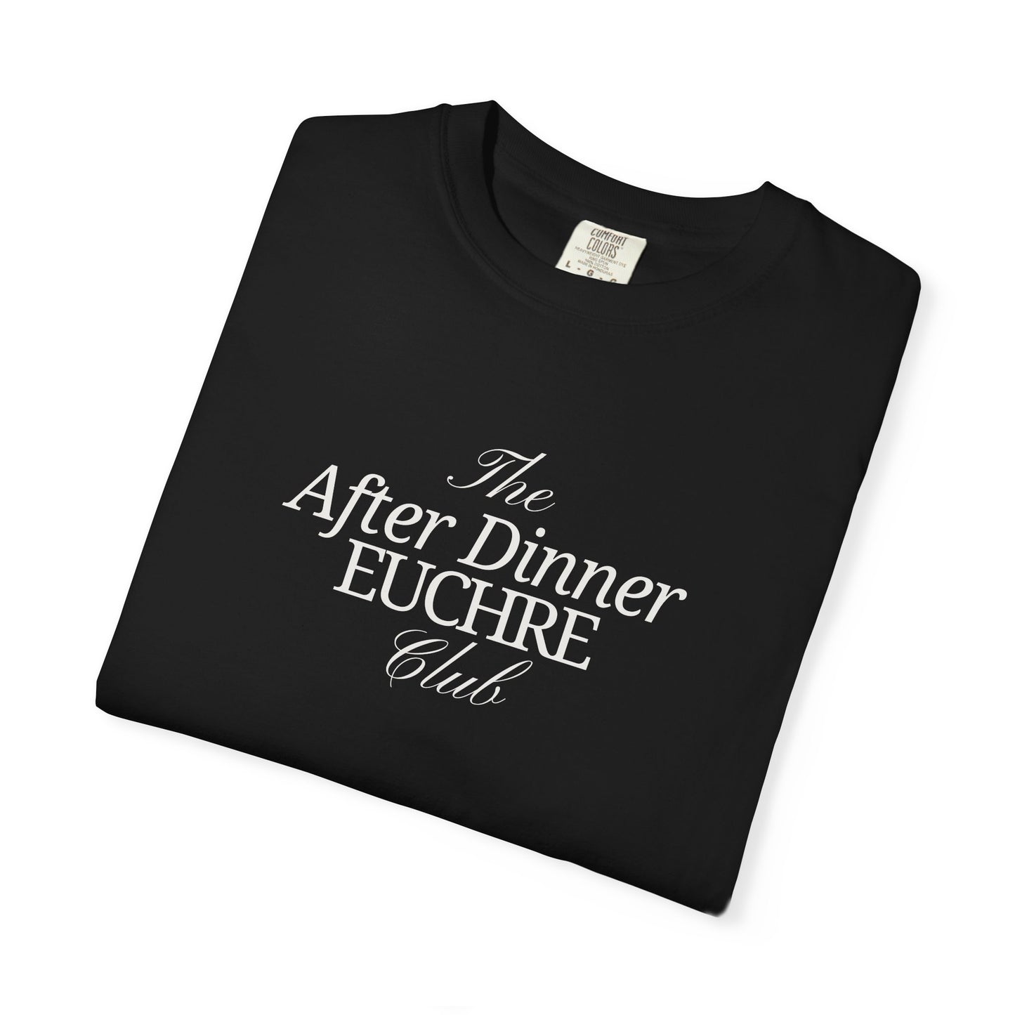 After Dinner Euchre Club Unisex Tee