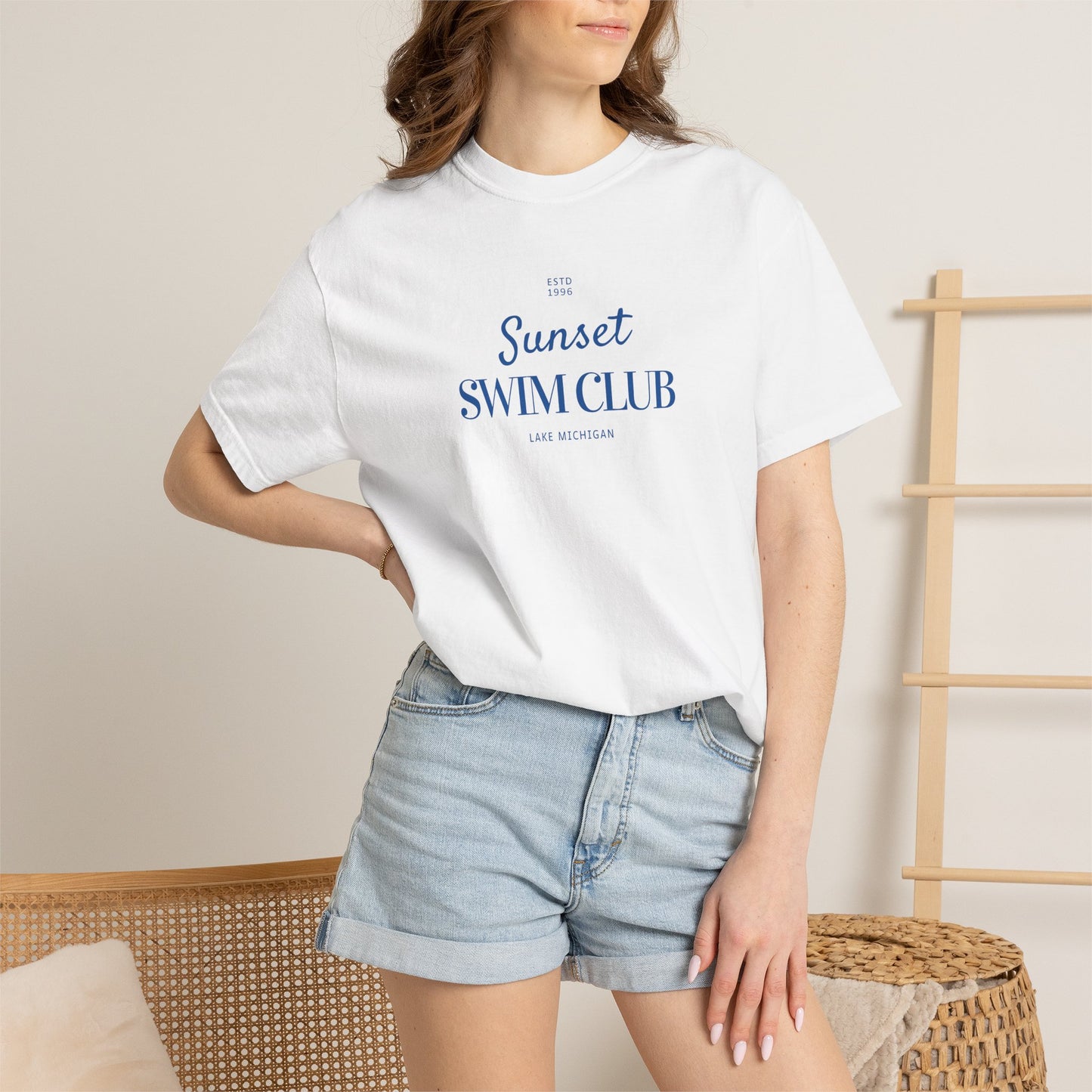 Sunset Swim Club Unisex Tee